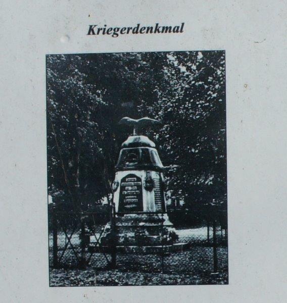 Kriegerdenkmal in Ragösen